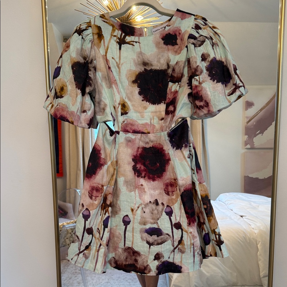 Karina Grimaldi
Linen open back mini dress
Size XS
Worn 2 times